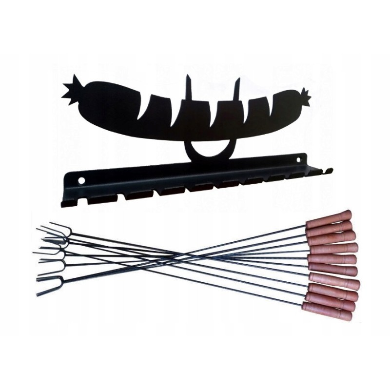 Laužo lazdos, kielbasa šakės, 120 cm pakaba