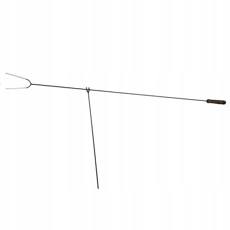 Lazdelės šašlykams, 150 cm, atramos, 10 vnt