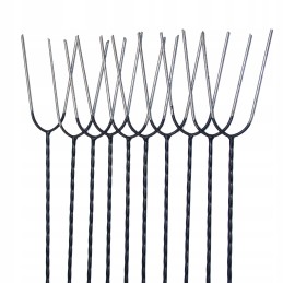 Lazdelės šašlykams, 150 cm, atramos, 10 vnt