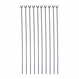 Lazdelės šašlykams, 150 cm, atramos, 10 vnt