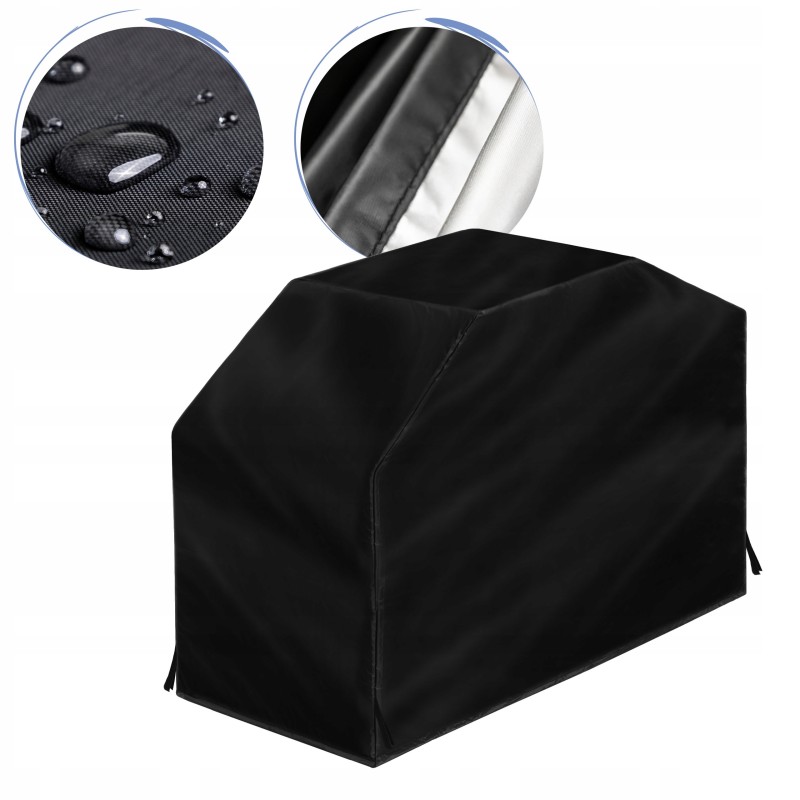 Vandeniui atsparus grilio dangtis dujiniam griliui stiprus anti UV 145x61x117 cm