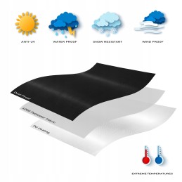 Vandeniui atsparus grilio dangtis dujiniam griliui stiprus anti UV 145x61x117 cm