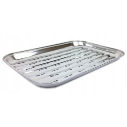 Stainless steel grill tray 2 pcs reusable for grilling