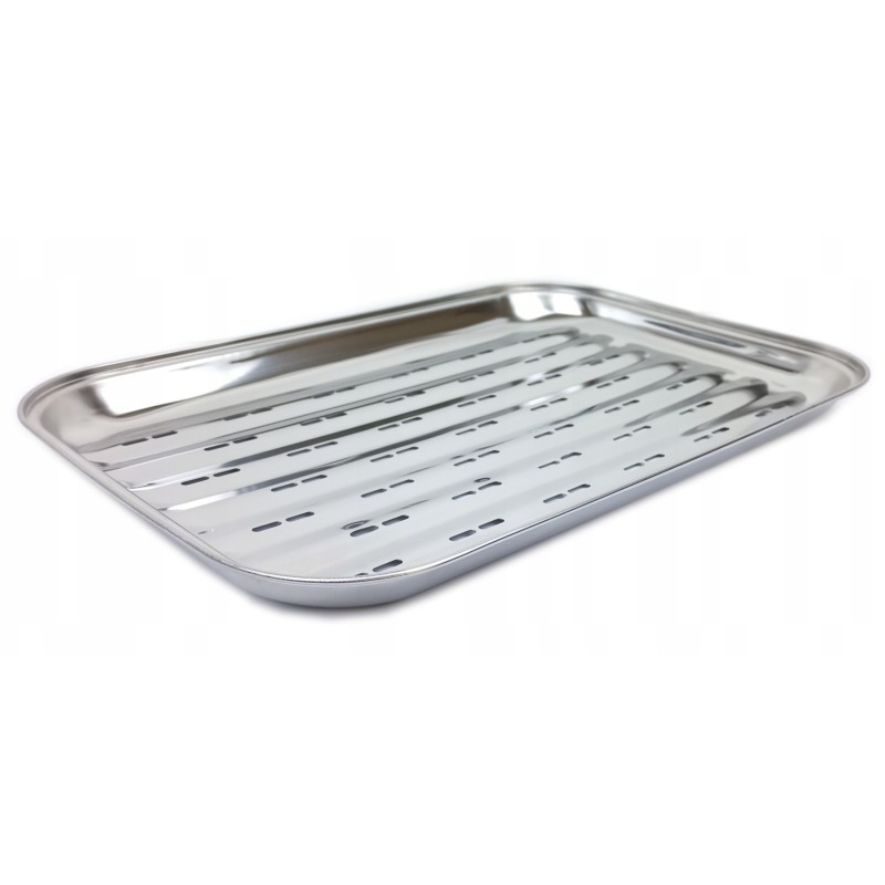 Stainless steel grill tray 2 pcs reusable for grilling