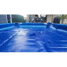 Universalus saulės folijos uždangalas baseinui, mažas burbulas, metras