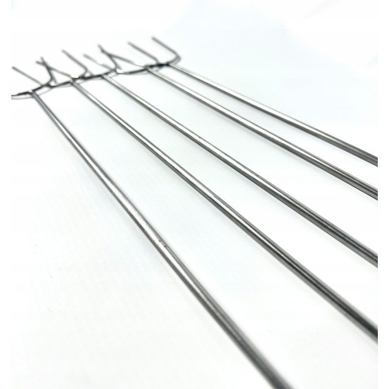 Lazdelės, laužo lazdos, 100 colių, nerūdijančio plieno, 120, 5 vnt