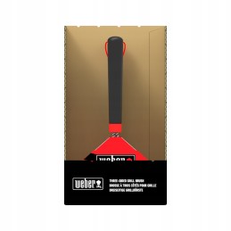 Tripusis grilio valymo šepetys 30 cm Weber 6277