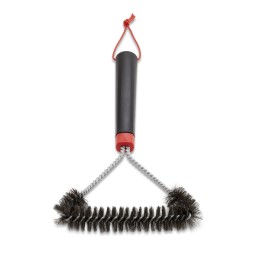 Tripusis grilio valymo šepetys 30 cm Weber 6277