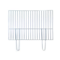 Chromuotos grilio konstrukcijos grotelės 60x40 - sulankstomos rankenos