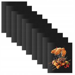 Tefloninis grilio kilimėlis griliui 50x40 padėklai 10 vnt