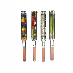 Uždaras krepšelis maistui ruošti ant grotelių - rinkinyje 4 vnt