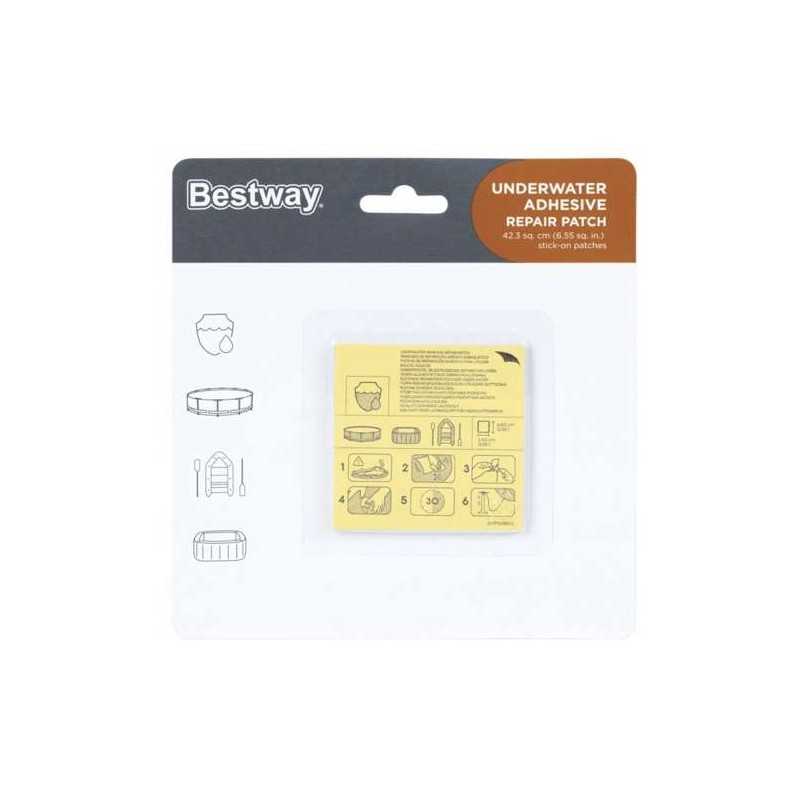 Vandeniui atsparūs remontiniai pleistrai čiužinių baseinams