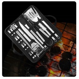 Kepsninės komplektas, priedai, kepsninės reikmenys, 21 vnt., xxl