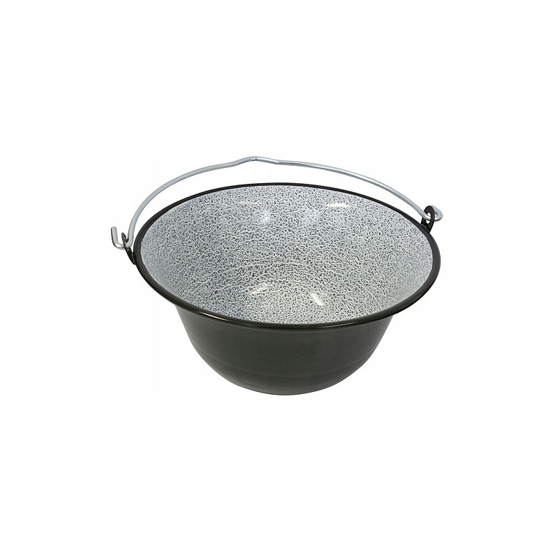 Vengriškas medžioklinis katilas ir emaliuotas puodas, 13l