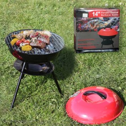 Apvalios anglies kepsninės 36 cm su dangteliu