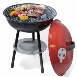 Apvalios anglies kepsninės 36 cm su dangteliu