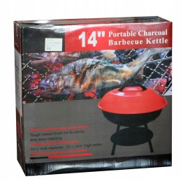 Apvalios anglies kepsninės 36 cm su dangteliu