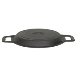 Dangtis 8l ketaus medžiokliniam puodui, emaliuotas, 25cm, keptuvė, židinys, indukcinis