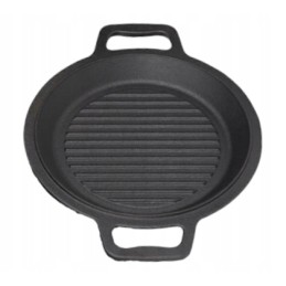 Dangtis 8l ketaus medžiokliniam puodui, emaliuotas, 25cm, keptuvė, židinys, indukcinis