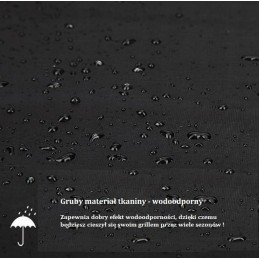 Vandeniui atsparus grilio dangtelis, dydis xxl 190cm 71cm 117cm