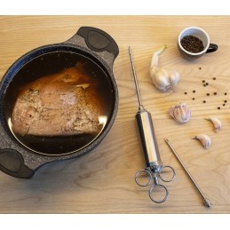 60 ml injektorius + 2 adatos