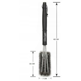 Patvarus vielinis šepetys grotelių grotelėms valyti