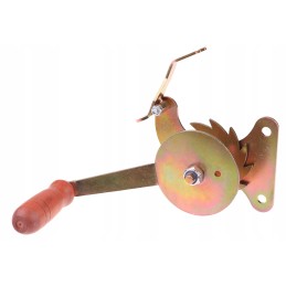 Grilio ritė su šoniniu tvirtinimu, geltonai cinkuota