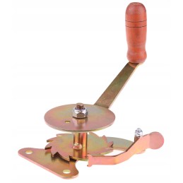 Grilio ritė su šoniniu tvirtinimu, geltonai cinkuota