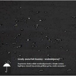 Vandeniui atsparus grilio dangtelis, dydis xxl 190cm 71cm 117cm