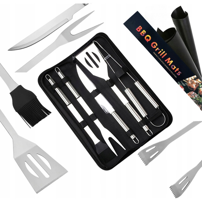 Kepsninės reikmenų rinkinys, 9 vnt kilimėlis