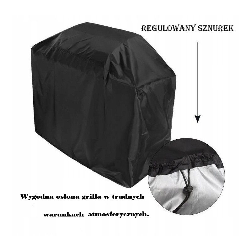 Vandeniui atsparus grilio dangtelis, dydis xxl 190cm*71cm*117cm
