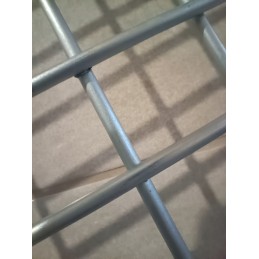 Chromuotos grotelės griliui statyti 60x40