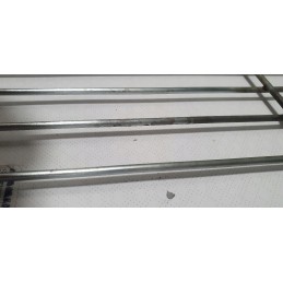 Chromuotos grotelės griliui statyti 60x40