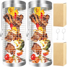 ️ Krepšelis daržovėms, mėsai, bulvytėms, žuviai kepti, kepimui ant grotelių, grotelės, 2 vnt.