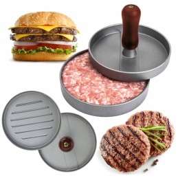 Tefloninis kilimėlis, grotelių padėklas kepimui + mėsainių presas, komplektas