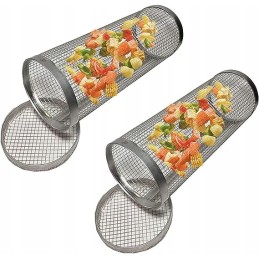 Daržovių kepimo krepšelio grotelės 30 cm rinkinys iš 2