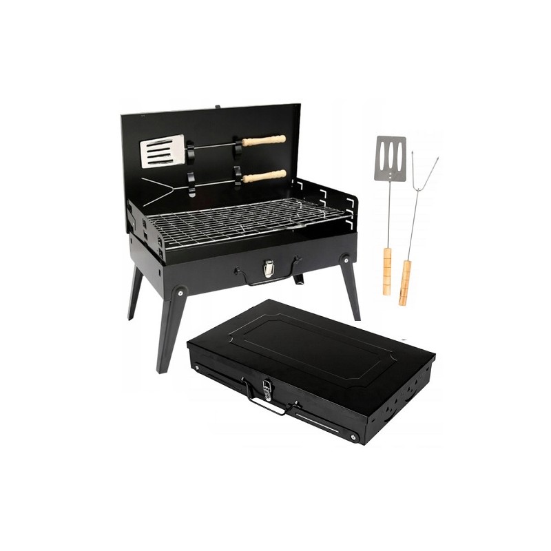 Sulankstomas turistinis grilis + priedai