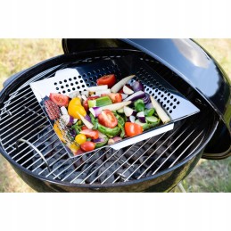 Vegetable grilling basket 35x30.5 cm material