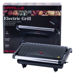 Elektrinis grilio skrudintuvas 700 w sulankstomas Kamille KM-6705