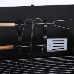 ⭐ anglis stovyklavimo grilis nešiojamas sulankstomas lagaminas sodas kempingas + stalo įrankiai ⭐