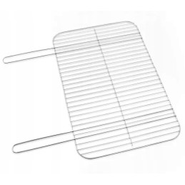 Grilio grotelės 60x40cm su grotelių laikikliais