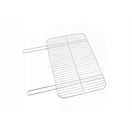 Grilio grotelės 60x40cm su grotelių laikikliais