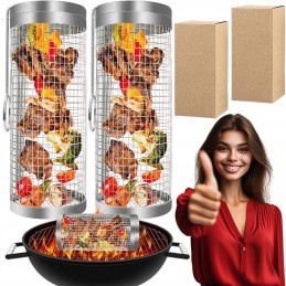 ️ basket for grilling vegetables meat fries fish for grill grill grate 2 pcs.