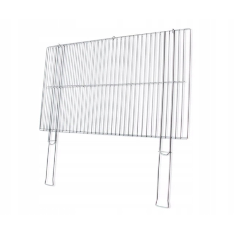 Grilio grotelės 60x40cm su grotelių laikikliais