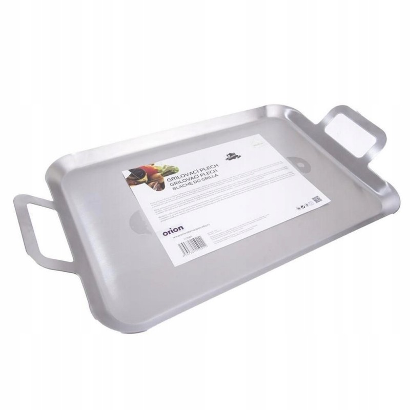 Tvirta plieninė kepimo plokštė, 43x25 cm