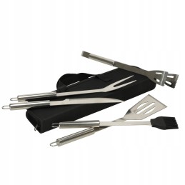 Grilio stalo įrankių rinkinys, įrankiai, kepsninės reikmenys 6 viename dėkle