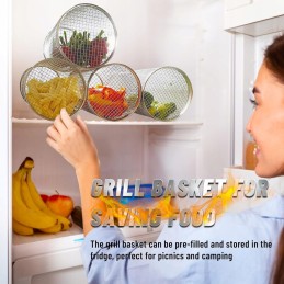 vnt. apvalus kepsninės kepsninės, daržovių kepsninės, nerūdijančio plieno kepsninės su ratukais, nešiojamas lauko kepsninės keps