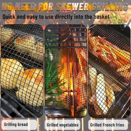 vnt. apvalus kepsninės kepsninės, daržovių kepsninės, nerūdijančio plieno kepsninės su ratukais, nešiojamas lauko kepsninės keps