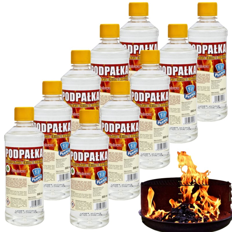 Gelio kūrenimas griliui ir židiniams 0,5l, 10 vnt