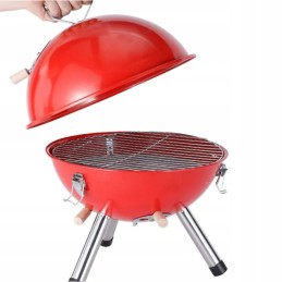 Sodo kepsninė kupolinė, uždara grilis su dangčiu